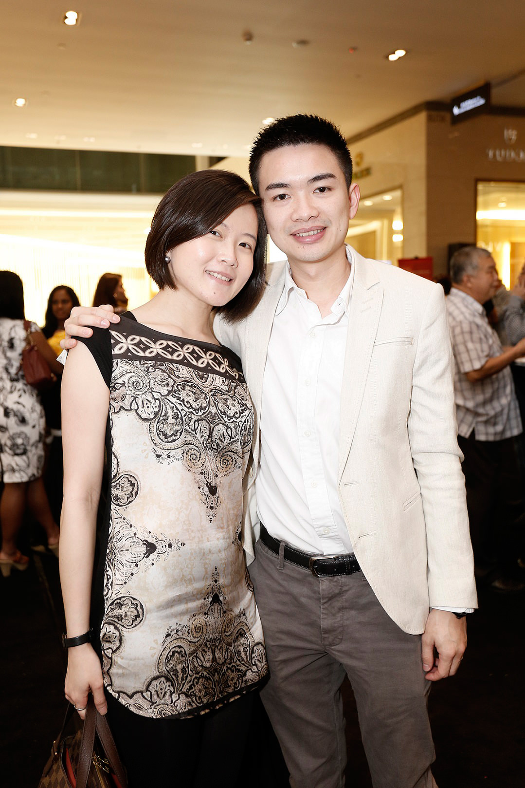 From L-R Ms Olivia Ng, & Mr Lim Zhen Yi