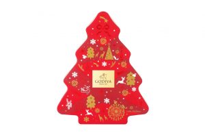 Holiday Tree Box with Chocolate 10pcs