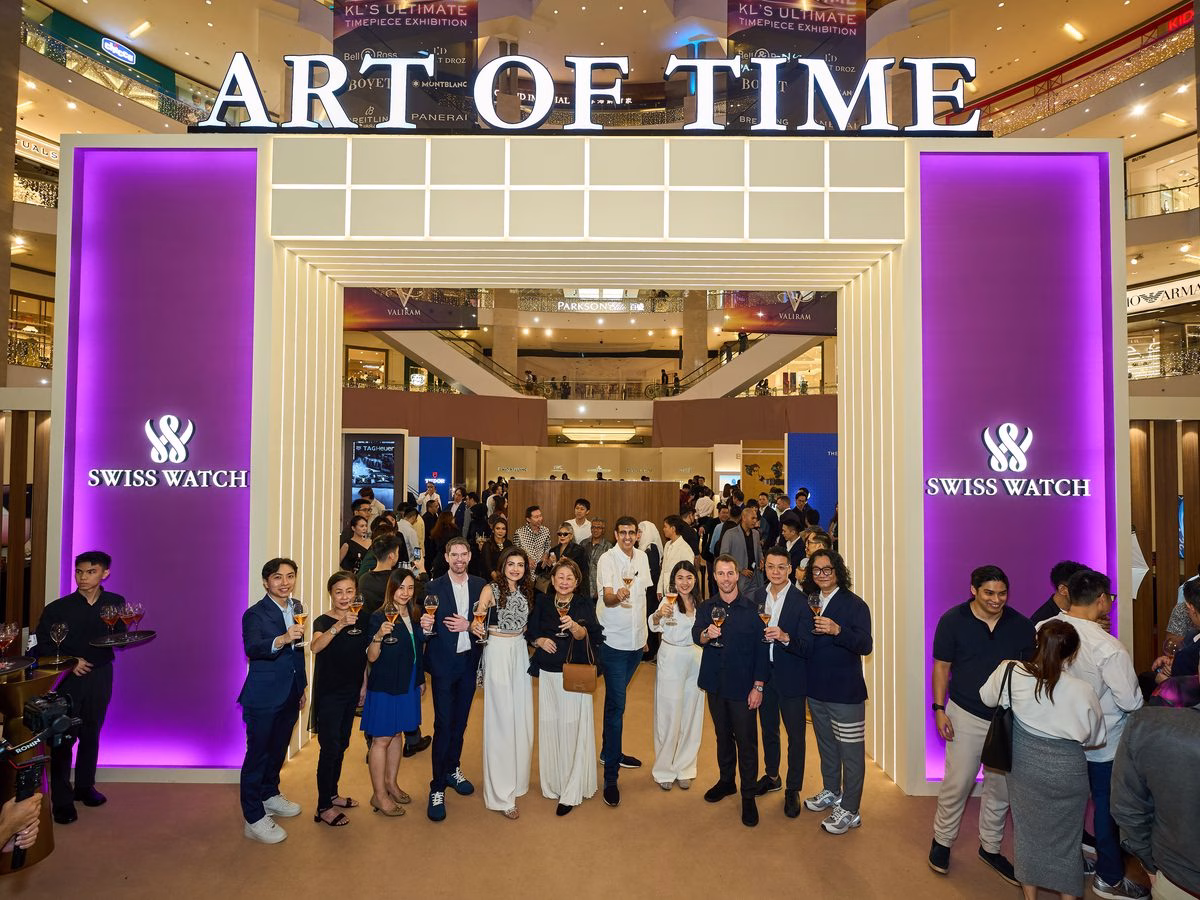 Guests at the Art of Time 2026 entrance on launch night