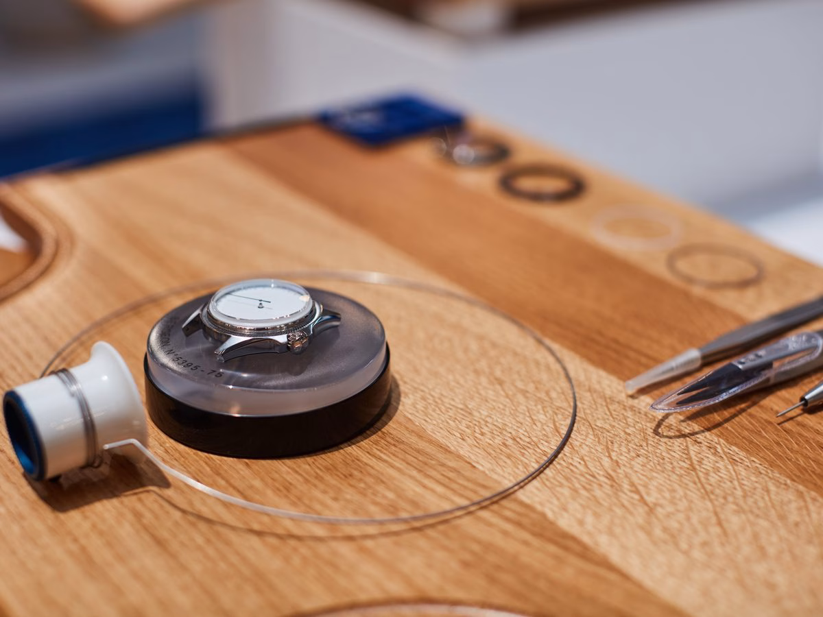 Watchmaking tools at the ZENITH Watch Clinic
