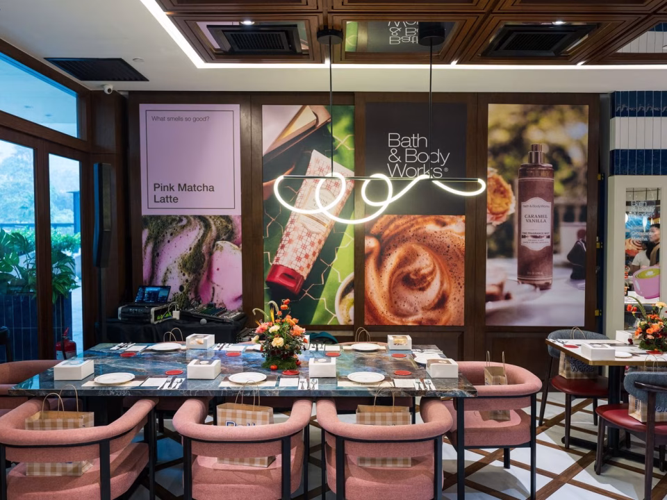 Bath & Body Works Café Collection launch at Dotty's KLCC