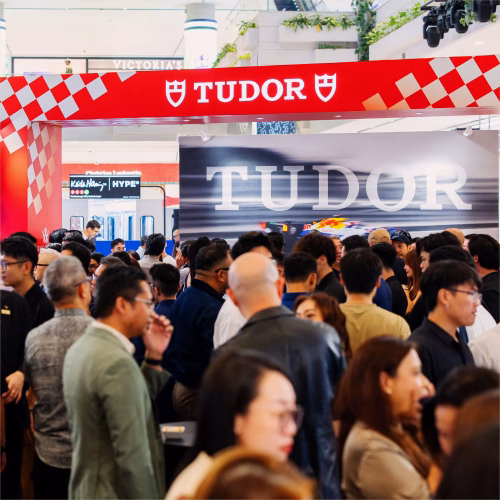 Guests at the TUDOR pop-up launch night at The Exchange TRX