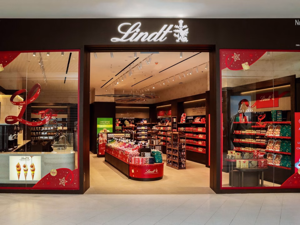 Lindt store front at The Exchange TRX, Kuala Lumpur